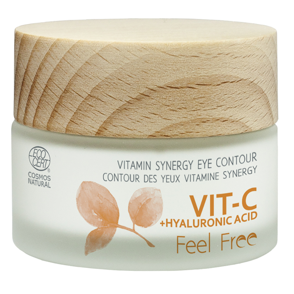 Feel Free Vitamin Synergy Contour des Yeux Vitamine C + Acide Hyaluronique Contour des Yeux Anti-âge Ecocert
