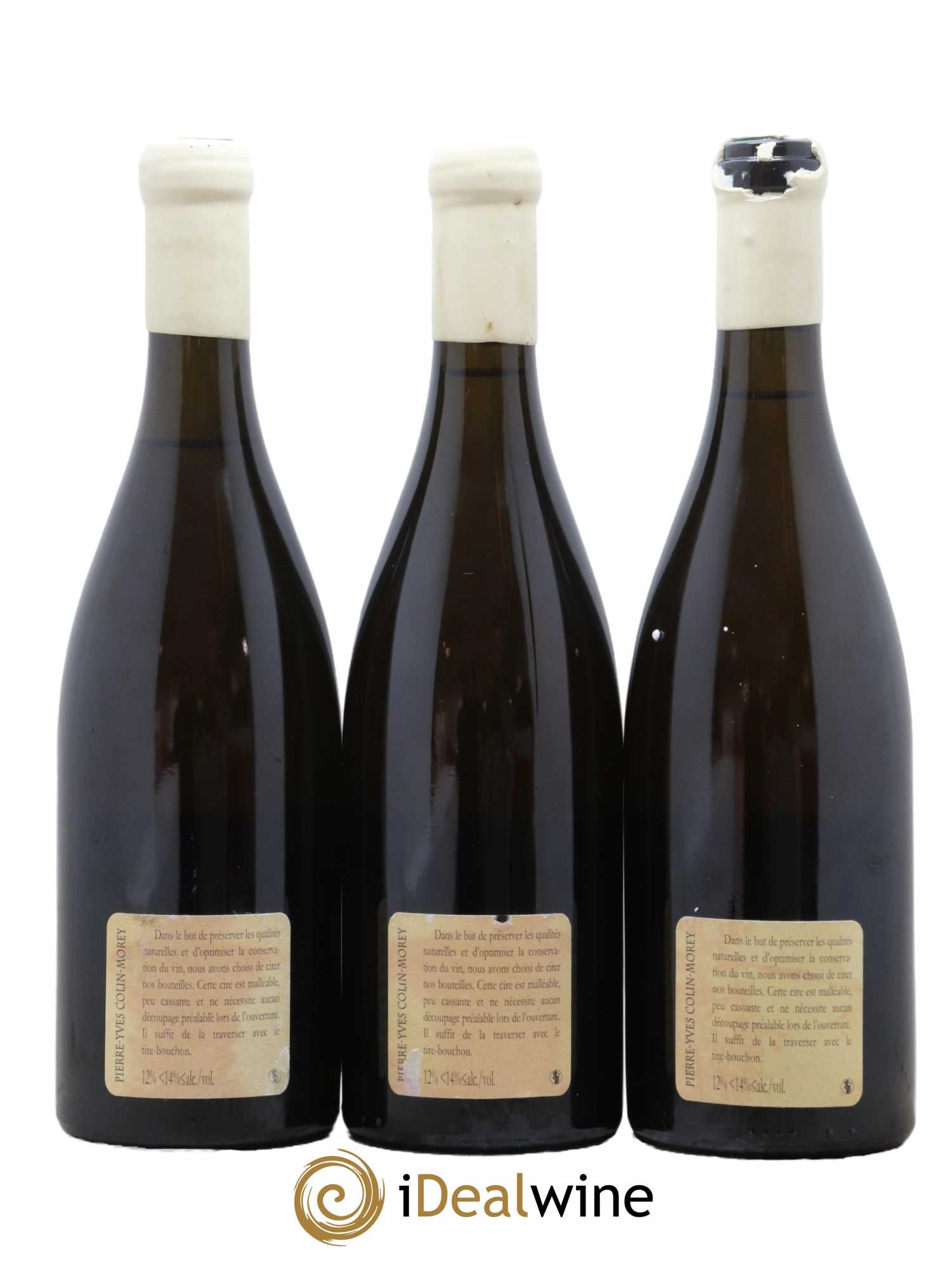 Meursault 1er Cru Les Genevrières Pierre Yves Colin Morey 2013 - Lot de 3 Bouteilles