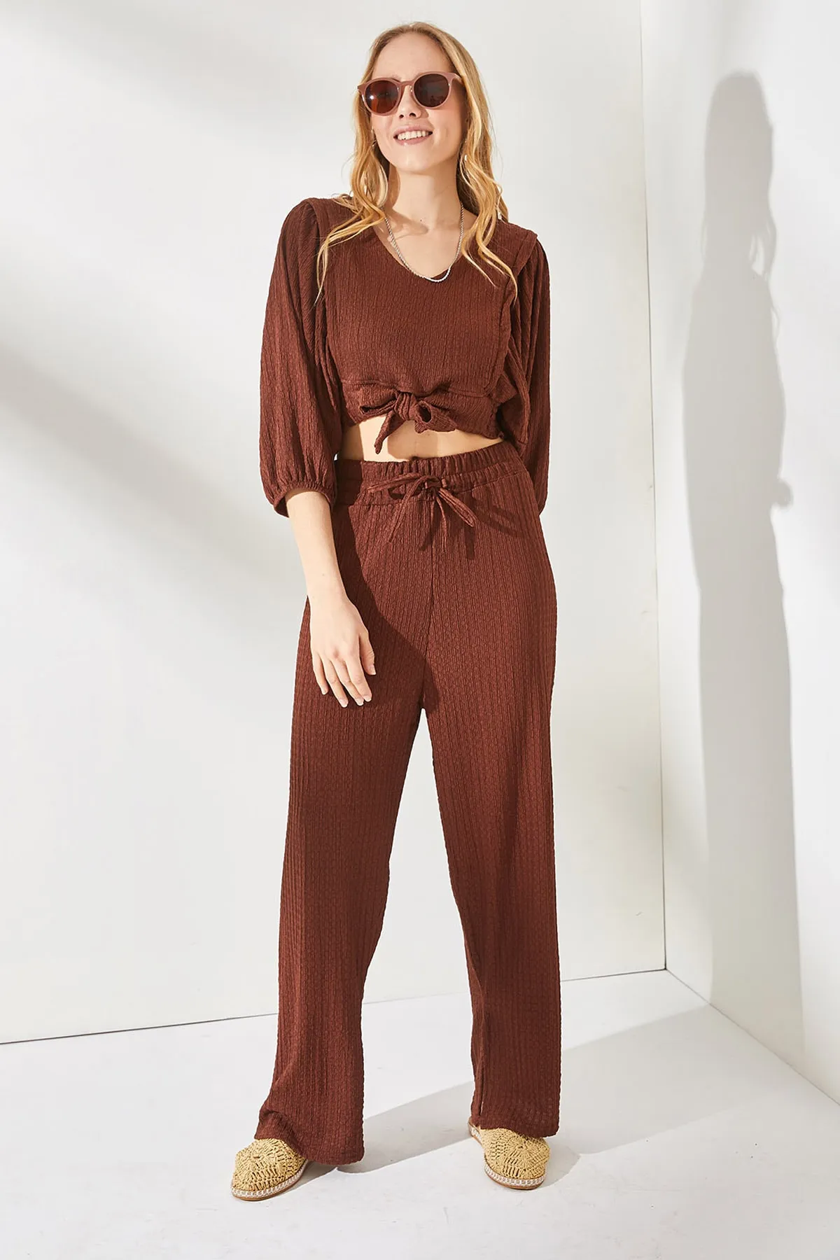 Olalook  Zweiteiler - Braun - Oversized