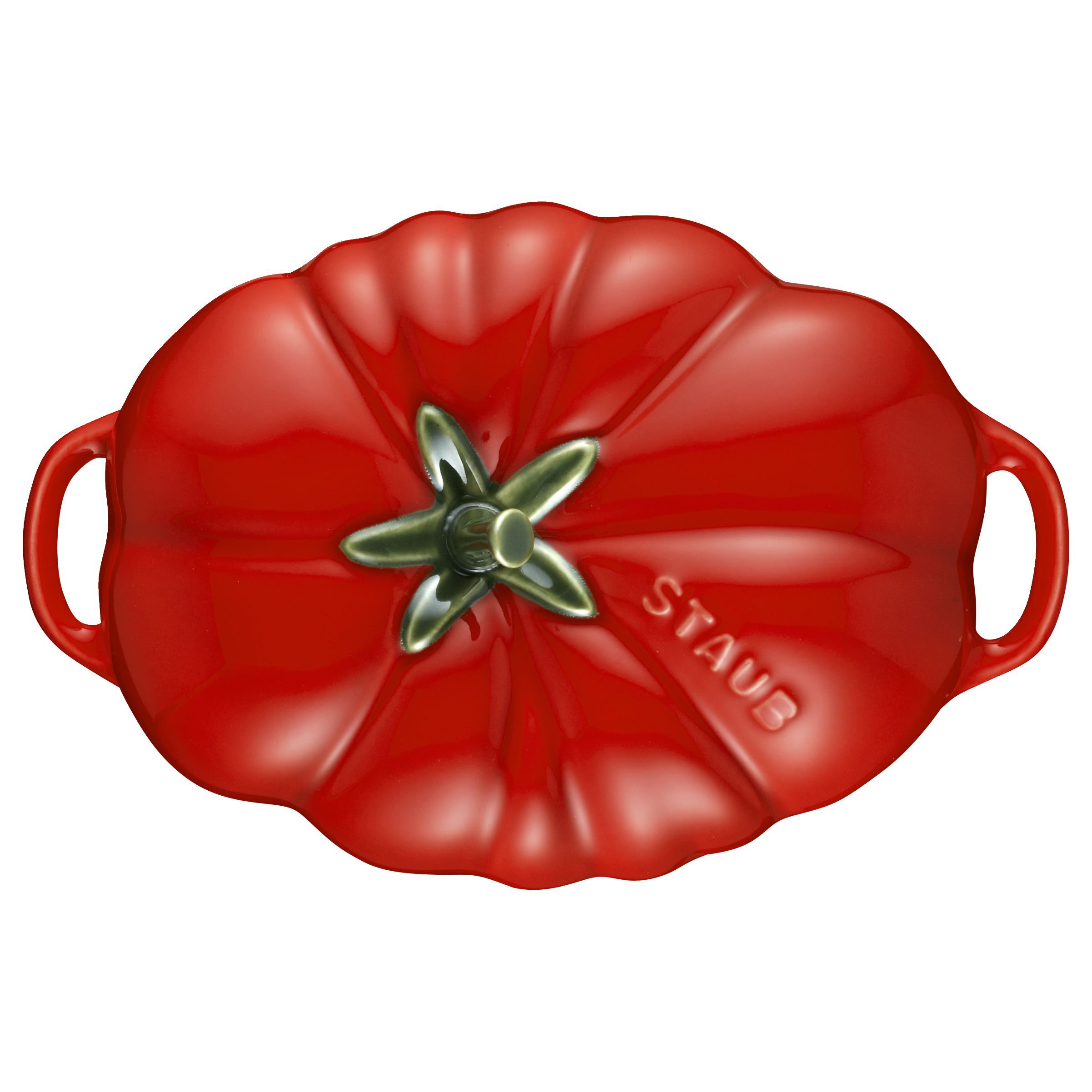 Cocotte 16 cm, Tomate, Kirsch-Rot, Keramik
