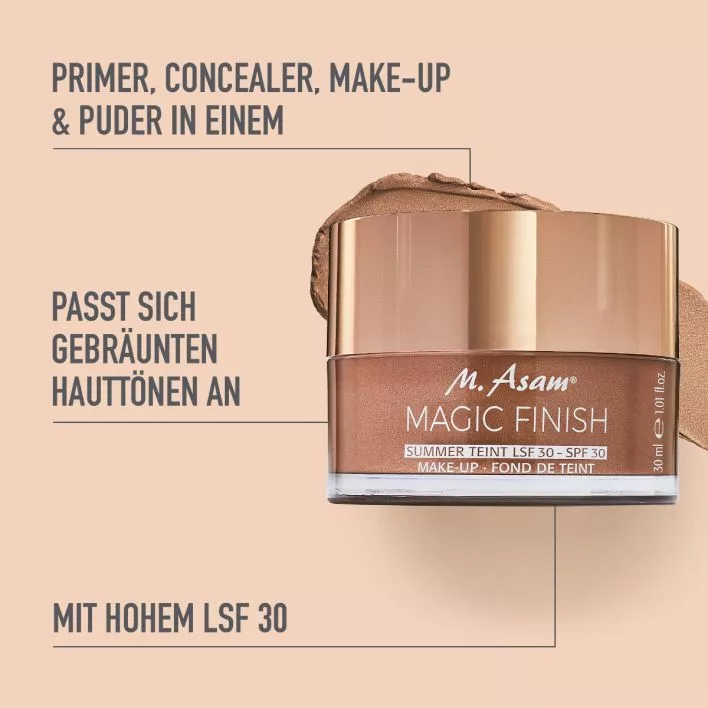 MAGIC FINISH Make-up Summer Teint mit LSF 30