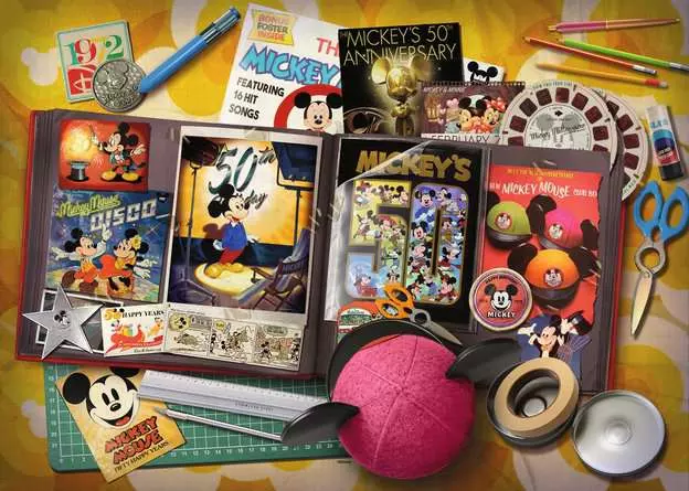 Puzzle 1000 Teile - 1970 Mickey Moments