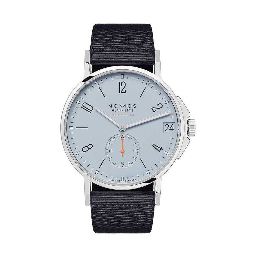 Nomos Glashütte Unisexuhr Ahoi neomatik 38 date sky