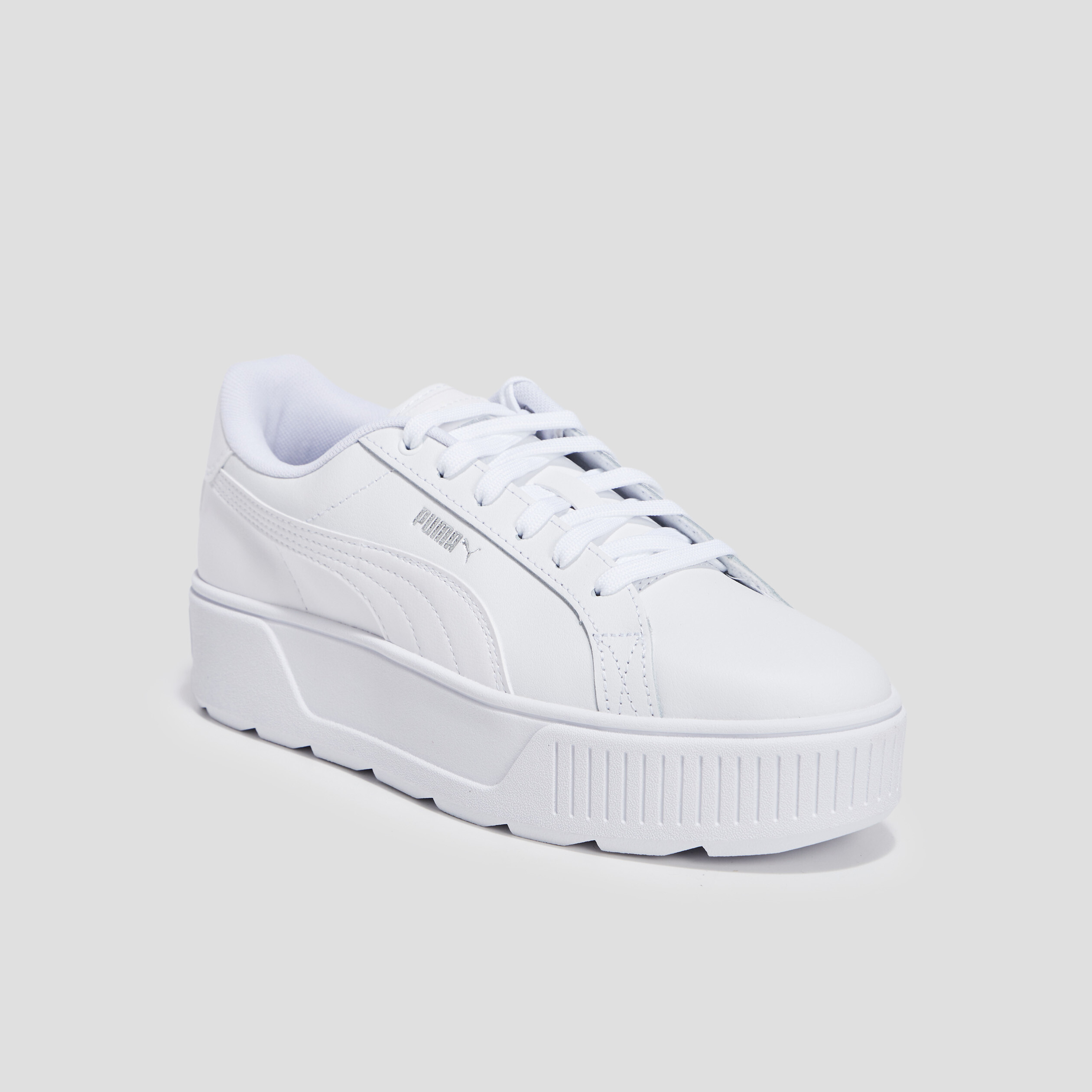 Tennis plateformes Puma Karmen blanc femme | La Halle