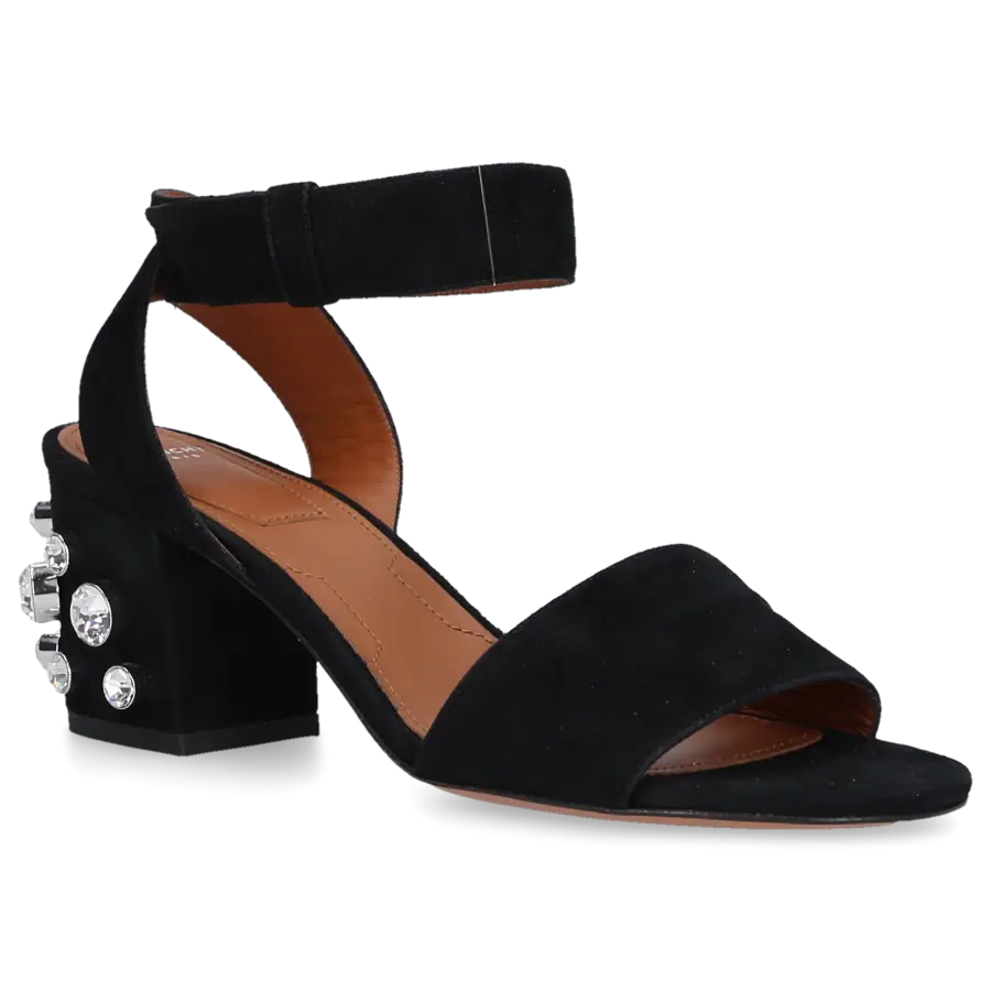 Givenchy - Sandalen Veloursleder - schwarz