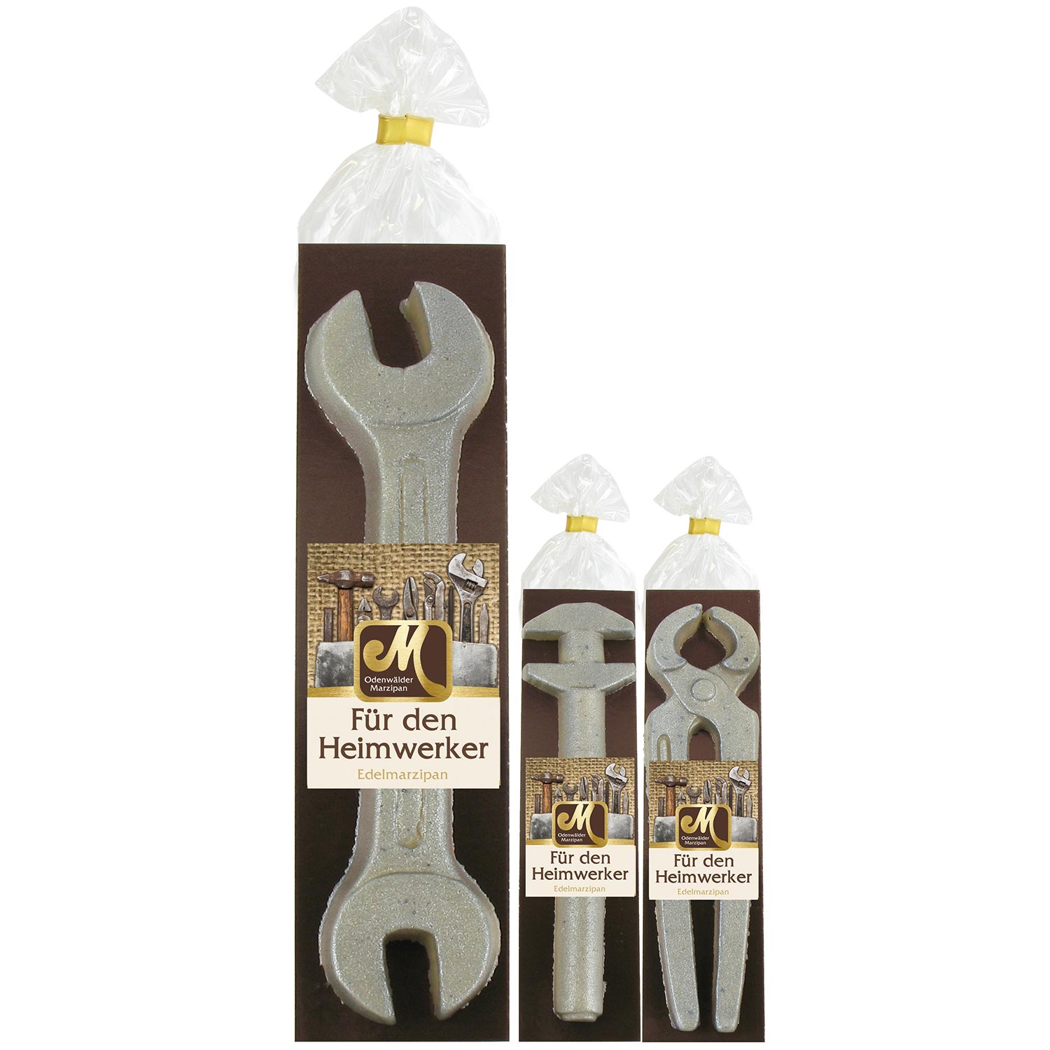 Odenwälder Edelmarzipan 'Werkzeug silbern' 65g