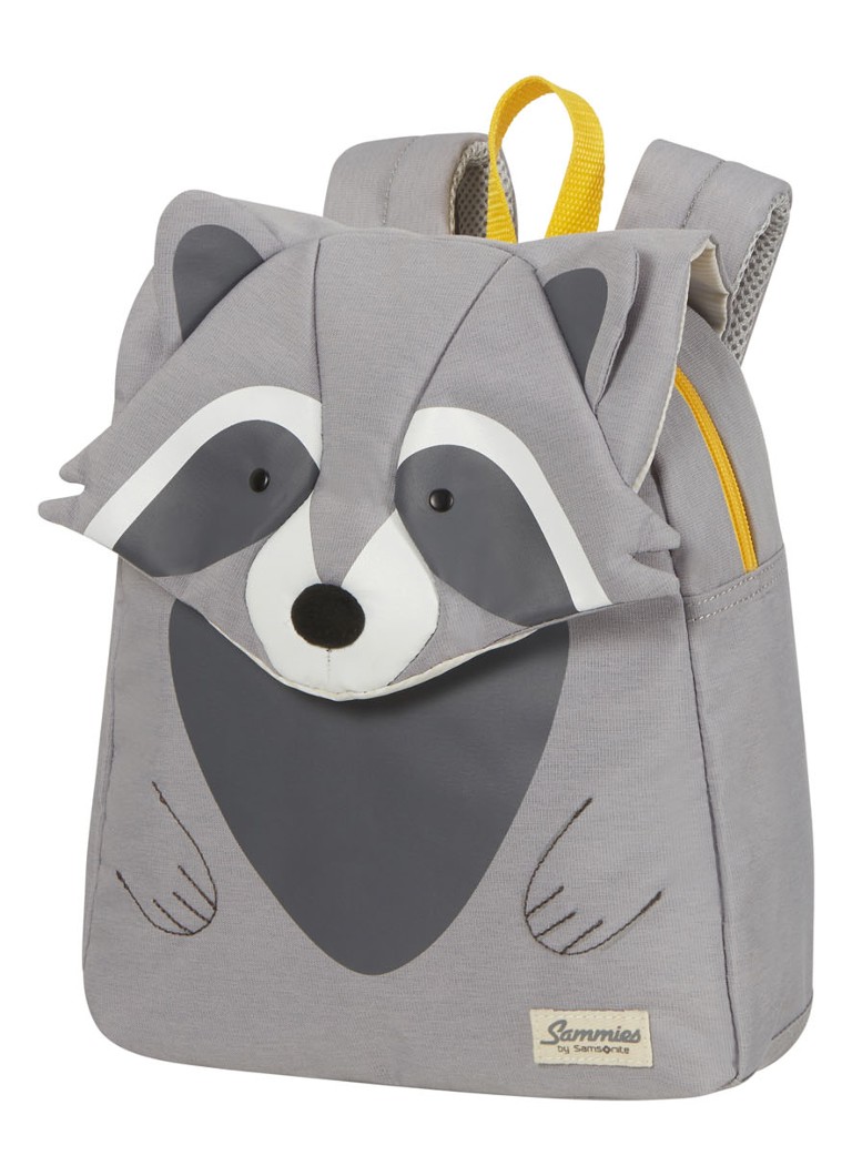 Mochila Samsonite Happy Sammies Raccoon Remy tamanho P com aplique