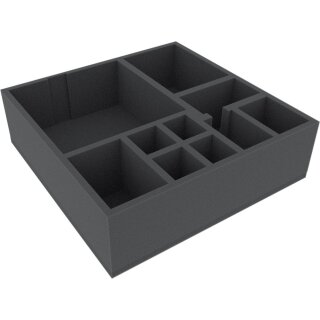 Feldherr 285 mm x 285 mm x 85 mm Schaumstoffeinlage für Brettspiele