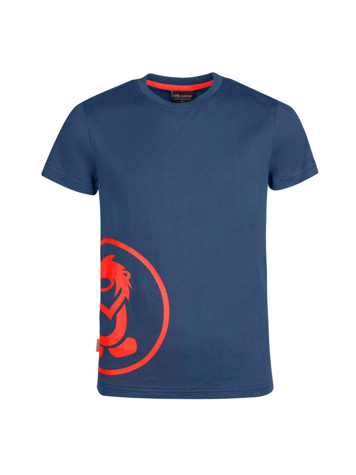 Trollkids Funktionsshirt Kroksand in mystic blue/red günstig kaufen