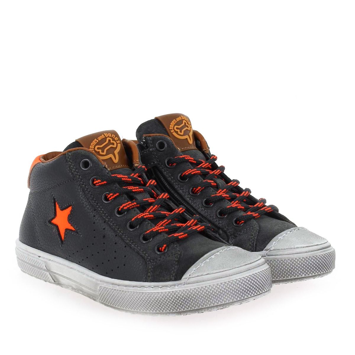 Stones and Bones  ROBBI H23 - Anthracite Orange