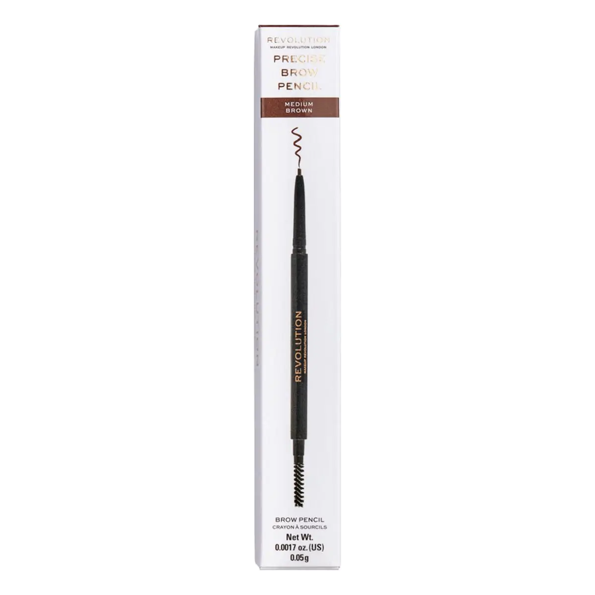 MAKEUP REVOLUTION Precise olovka za obrve srednje smeđa 0.1g
