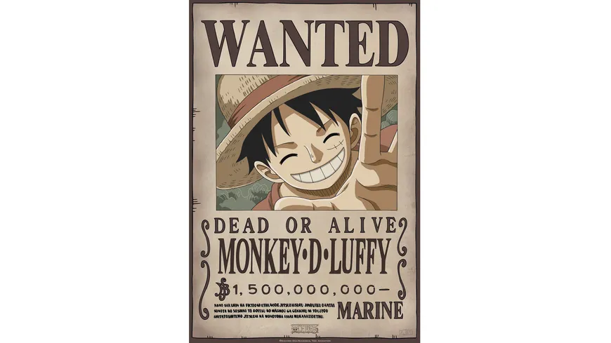 ONE PIECE 2er Set Chibi Poster Wanted Luffy & Ace