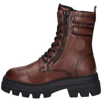 Tom Tailor Schnür Boots in braun