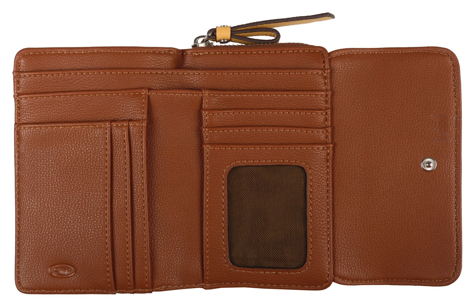 TOM TAILOR Geldbörse Medium flap wallet, im praktischem Format