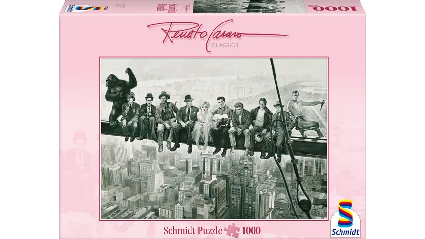 Schmidt Spiele - Puzzle - Panorama Renato Casaro - Drehpause, 1000 Teile