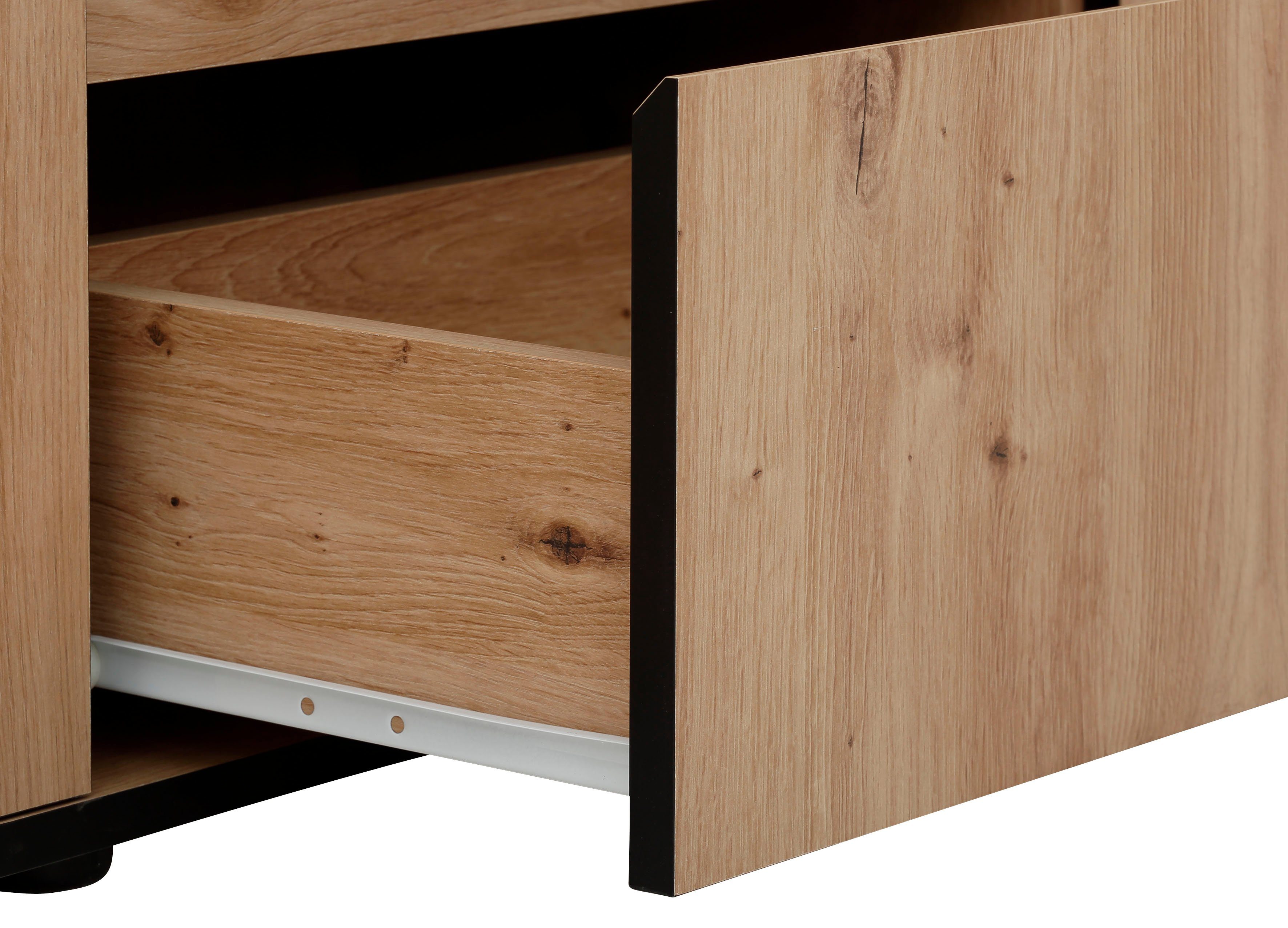 HELA Sideboard Ariana, mit angeschrägten Griffmulden, Breite 160 cm