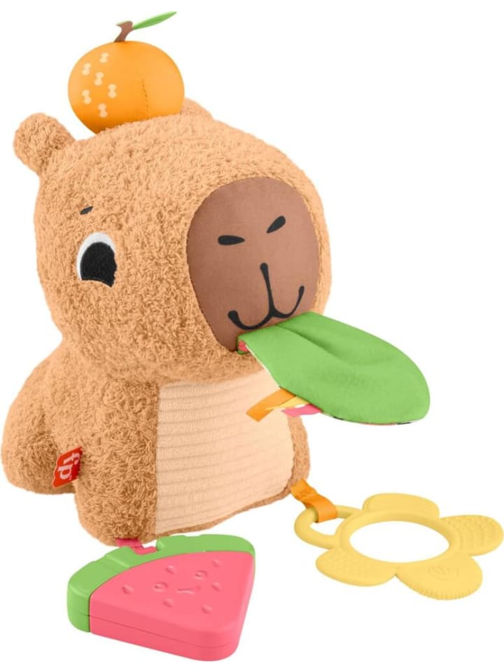 Fisher-Price Kuscheltier Capybara mit Beißring und Rassel, ab 6 Monate günstig kaufen onesize