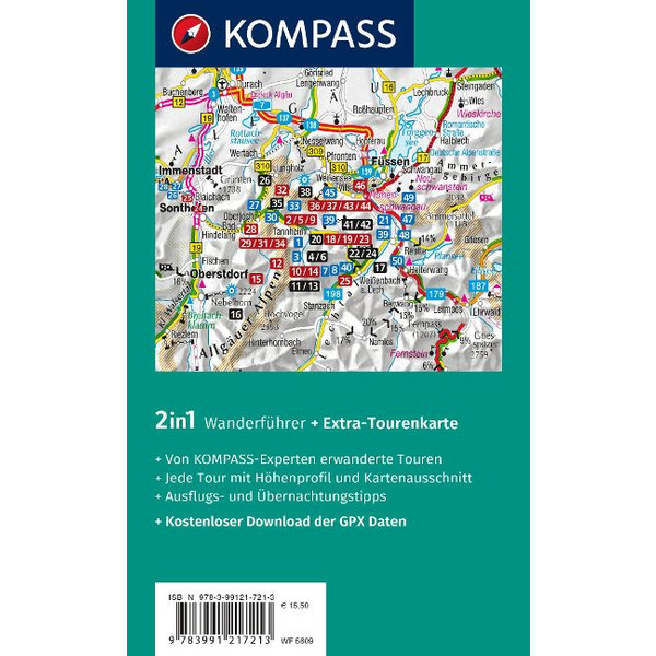 KOMPASS WANDERFÜHRER TANNHEIMER TAL