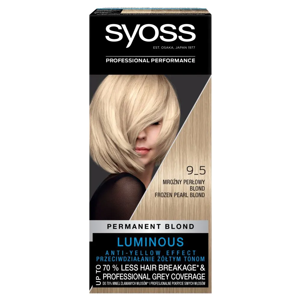 Syoss plaukų dažai 9-5 Šalta perlinė blondinė