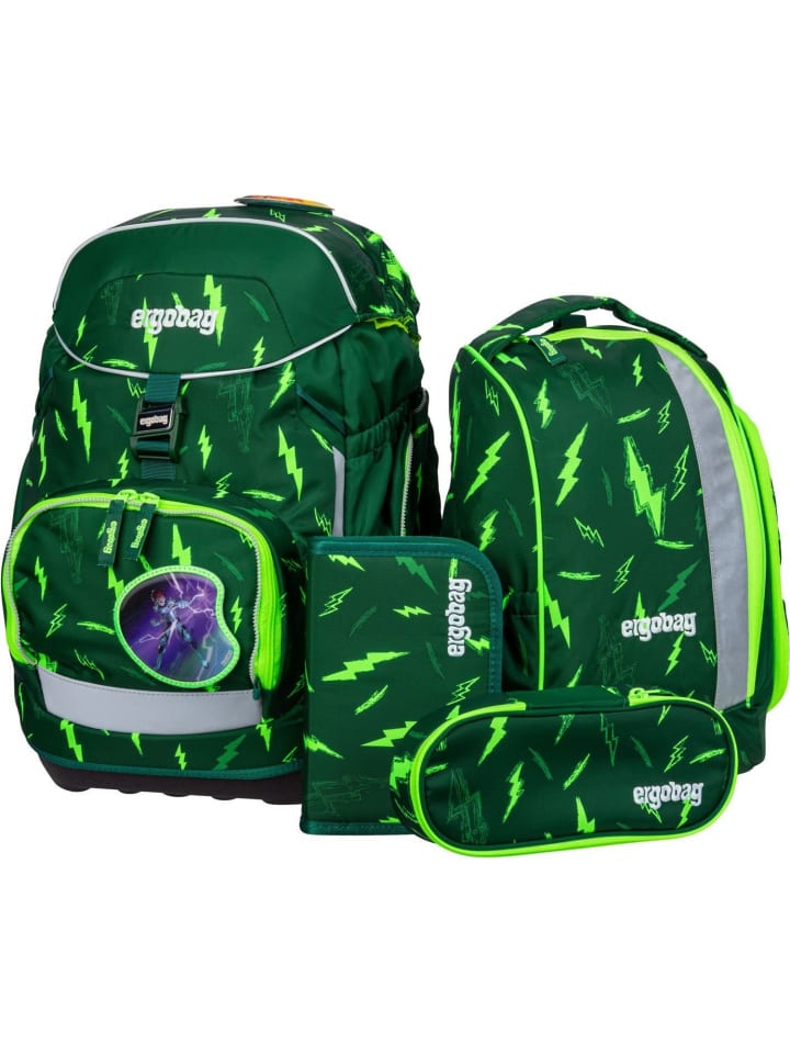 Ergobag Schulranzen pack Set LUMI in Bärtastisch günstig kaufen onesize