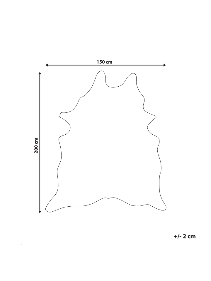 Beliani Schaffell BOGONG in Beige/Gold - (W) 150 x (H) 1 x (L) 200 cm günstig kaufen onesize