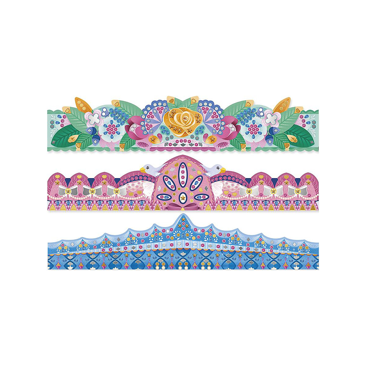 Kreativ-Set Strass-Kronen zum Bekleben