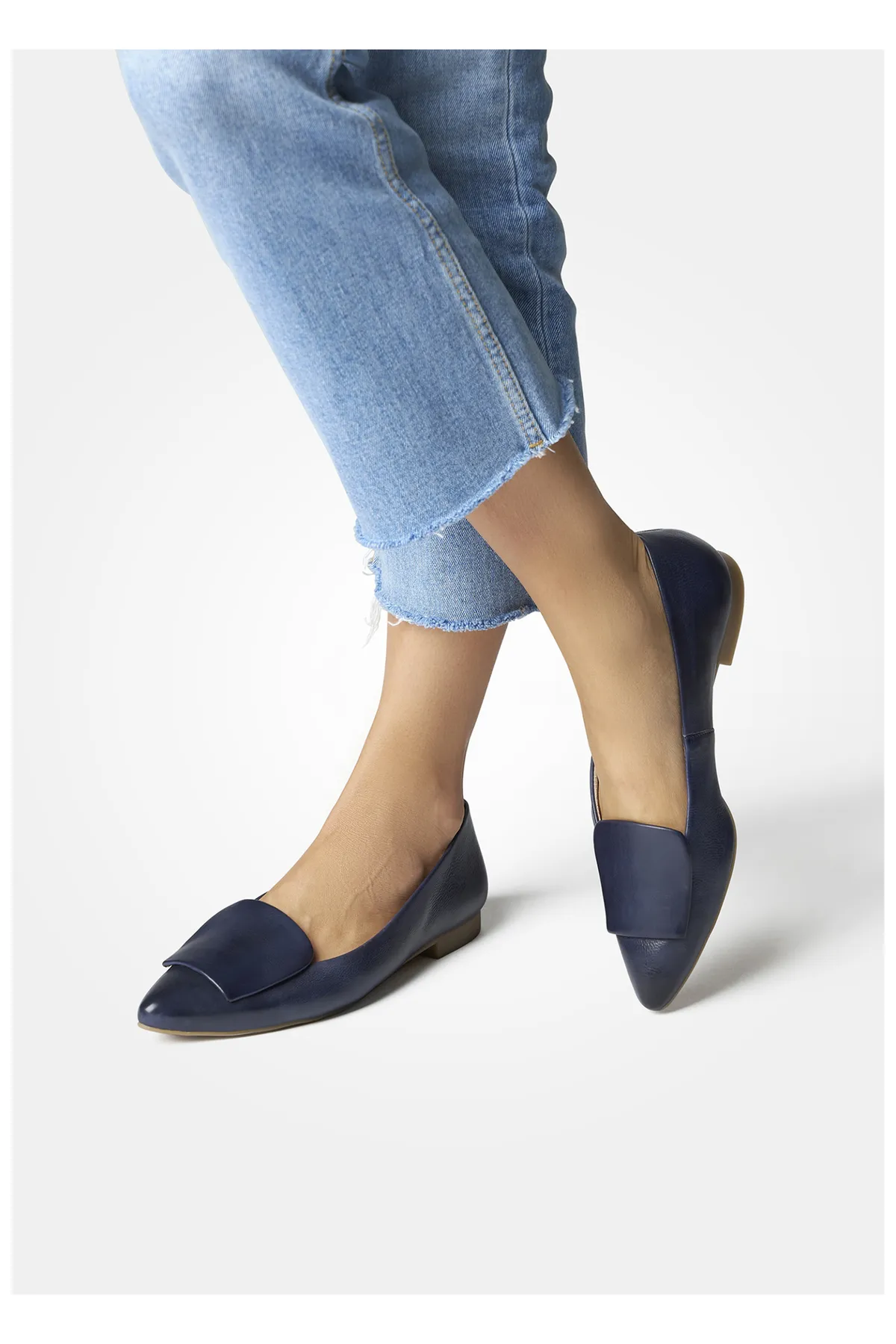Paul Green  Ballerina - Blau - Flacher Absatz