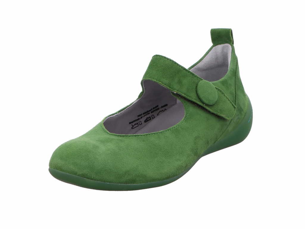 THINK Ballerinas grün CUGAL-Spangenschuh