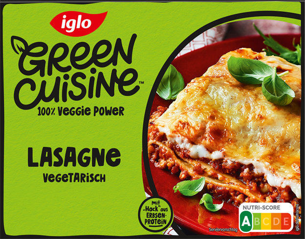 Iglo Green Cuisine Lasagne mit vegetarischem Hack
