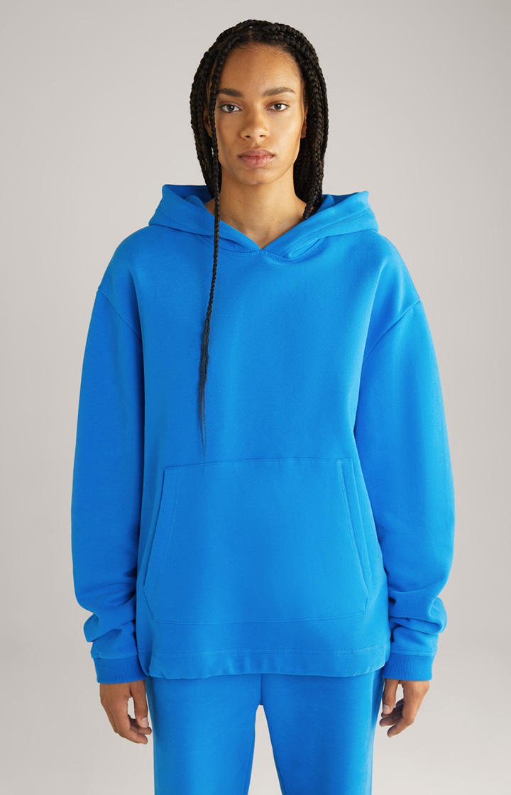 Unisex-Baumwoll-Hoodie in Blau
