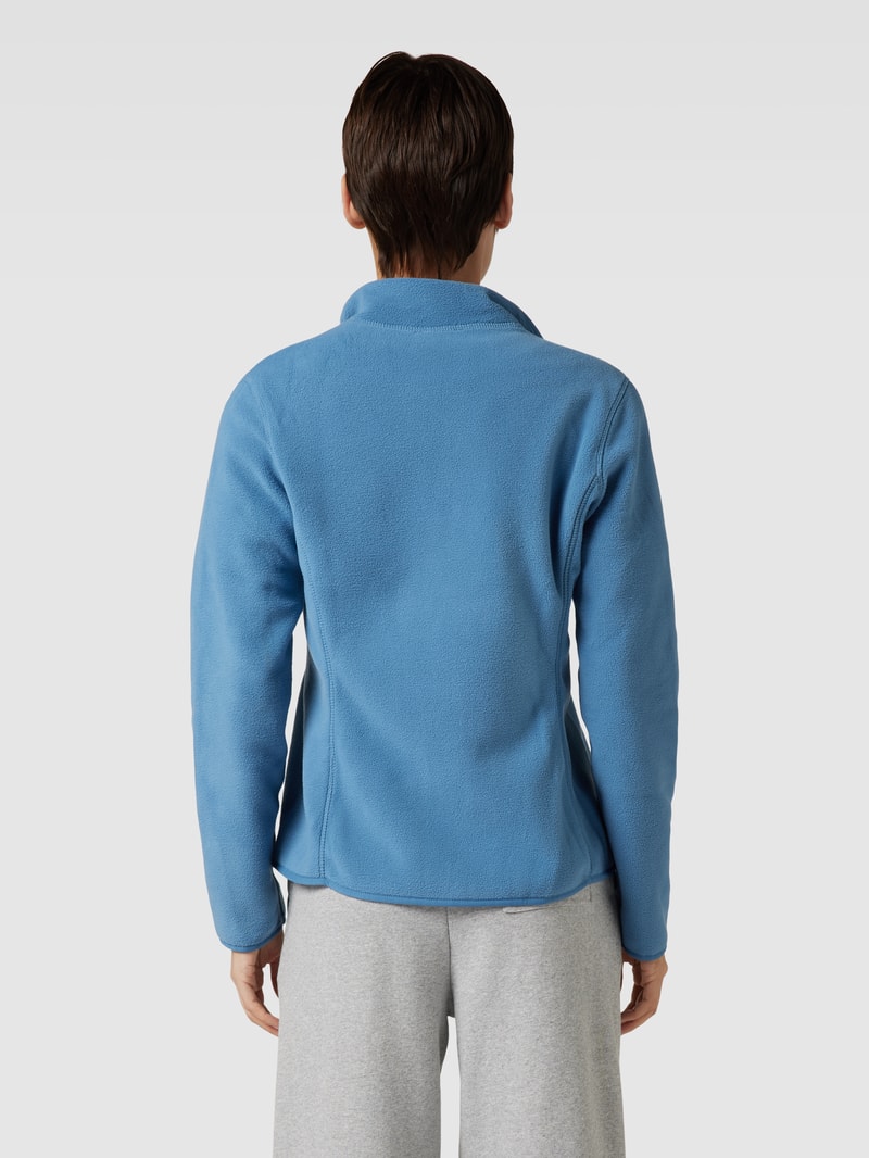 Fleecejacke mit Zweiwege-Reißverschluss in rauchblau