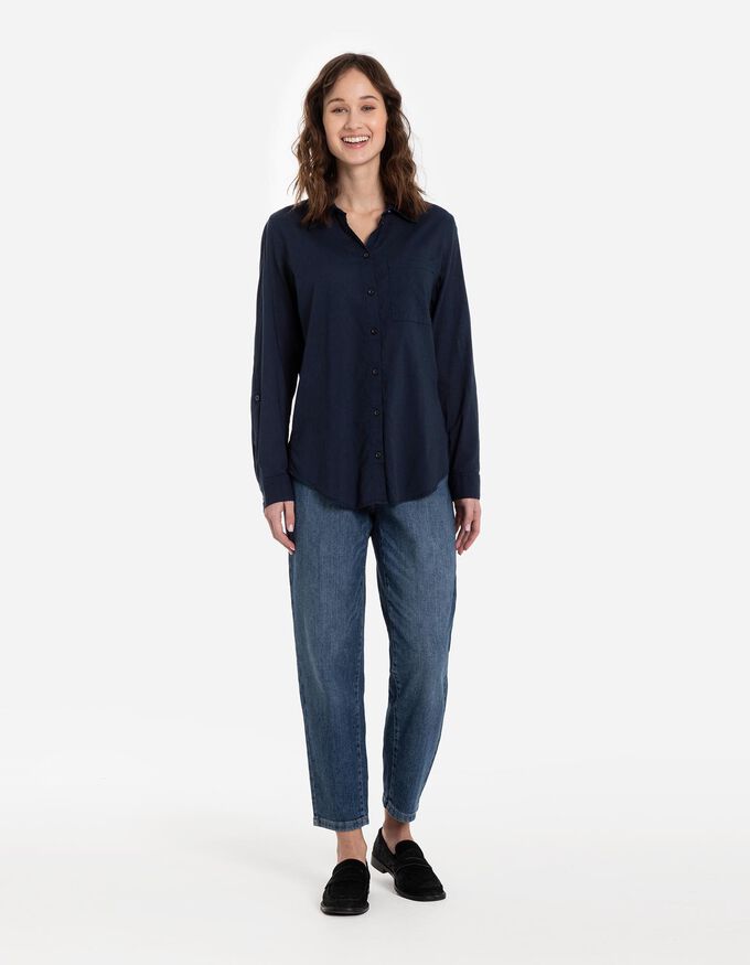 Hemdbluse - Baumwolle