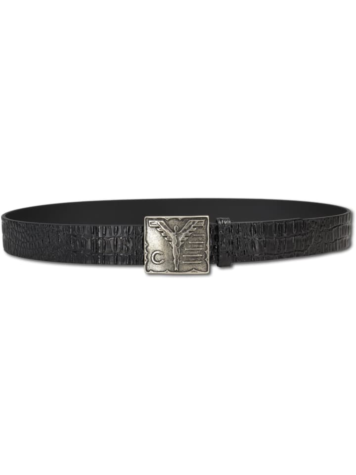 Carlo Colucci Ledergürtel Cela in Schwarz günstig kaufen