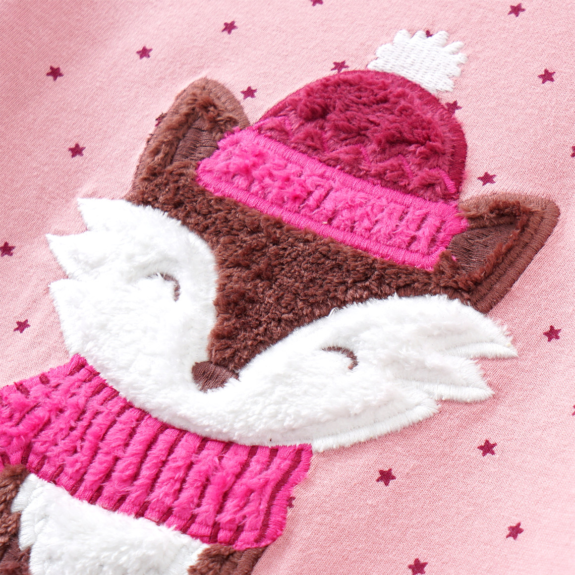 Mädchen Schlafanzug mit Fuchs-Motiv