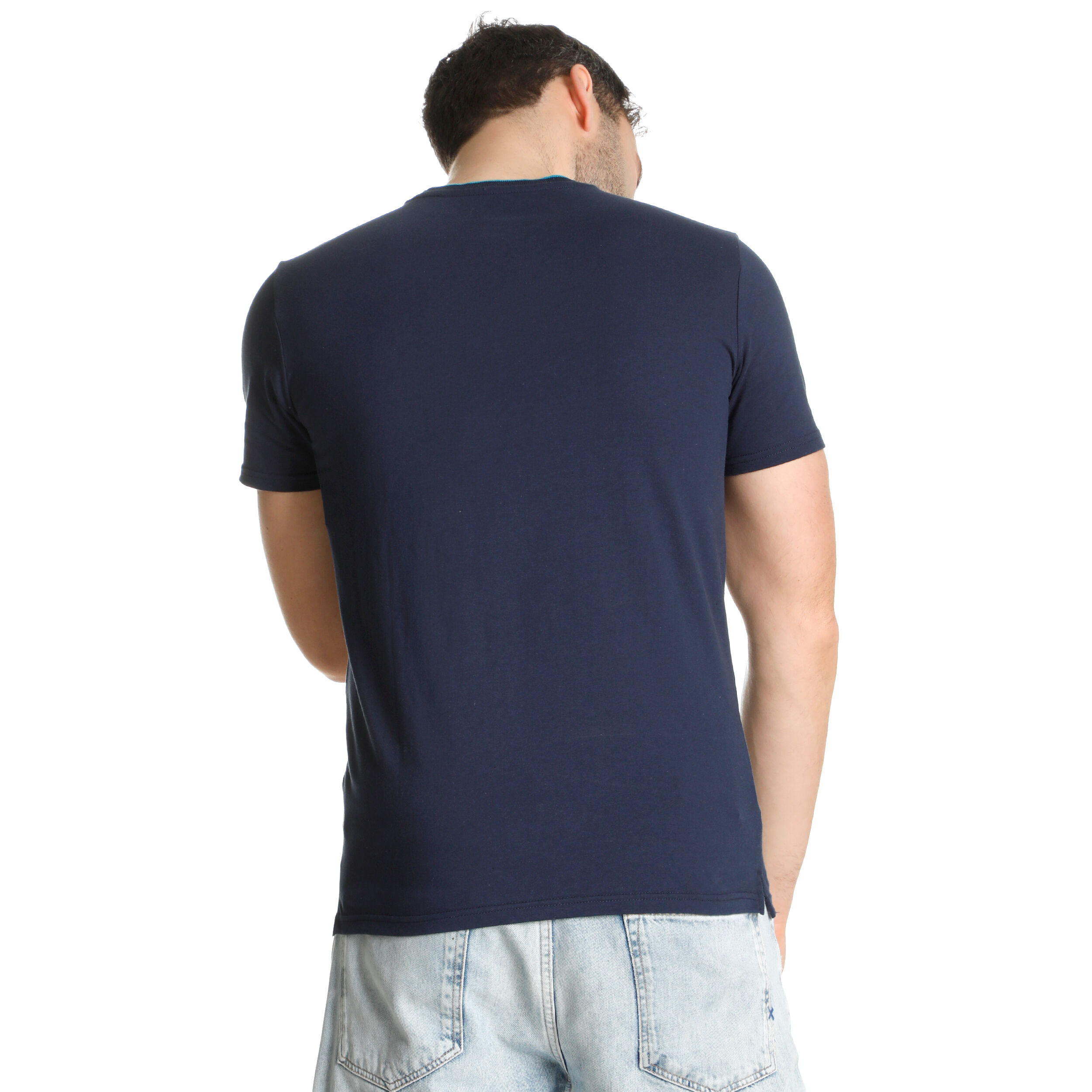 AO Stack Print Core Logo T-Shirt Herren - Dunkelblau, Blau