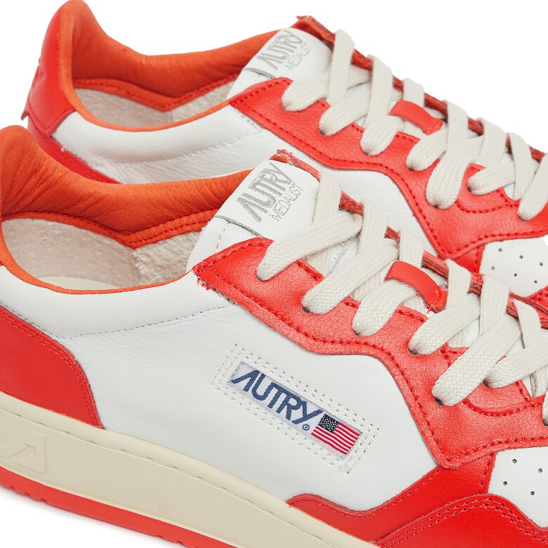 Autry Medalist Low Man leat/leat tangerine