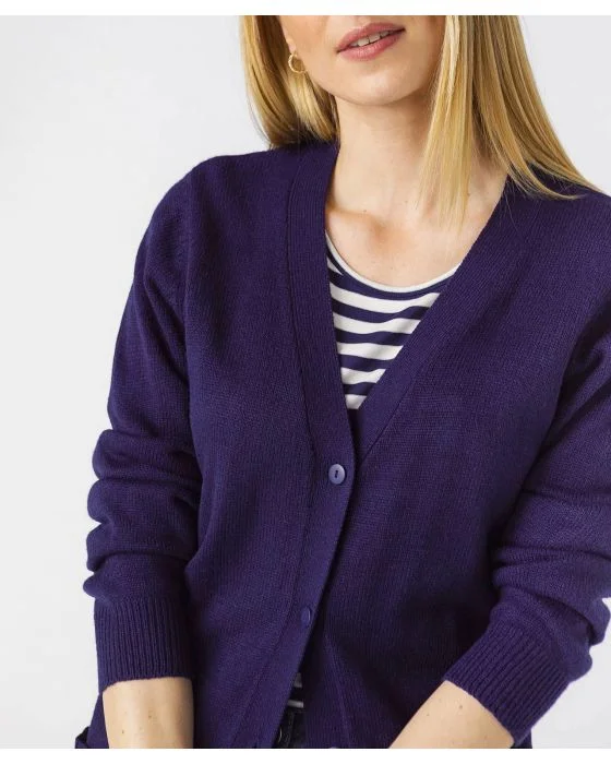 Gilet classique maille jersey