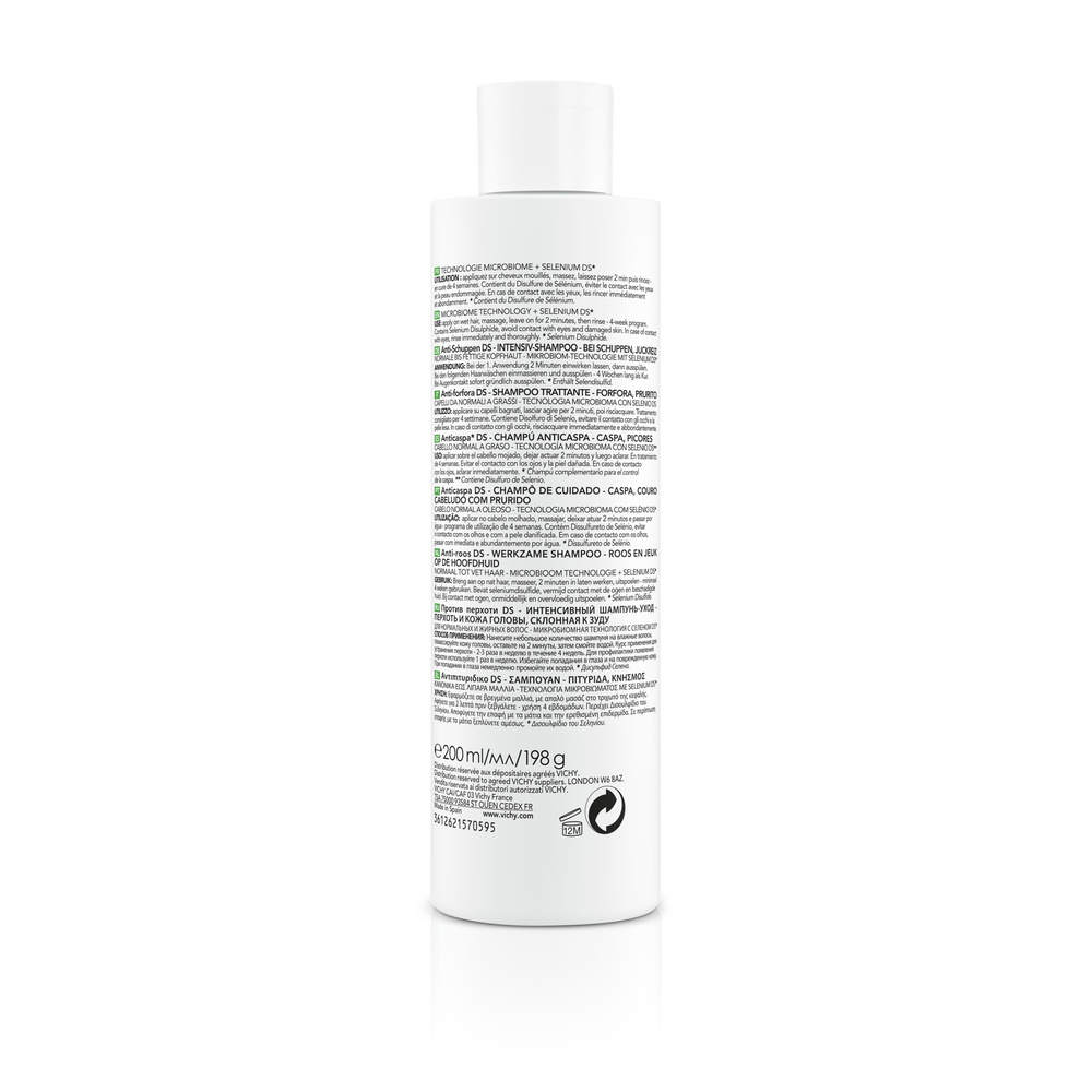 Vichy Dercos Technique Shampooing traitant pellicules & démangeaisons cheveux normaux à gras