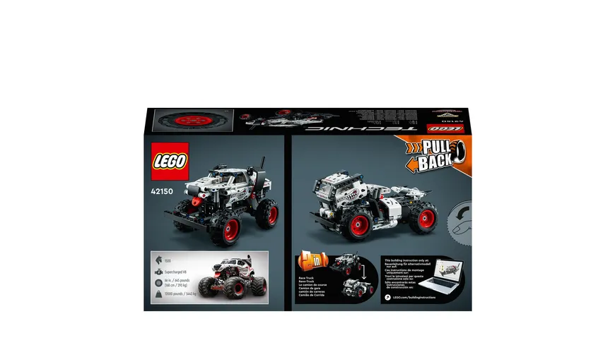 LEGO Technic 42150 Monster Jam Monster Mutt Dalmatian, Monster Truck