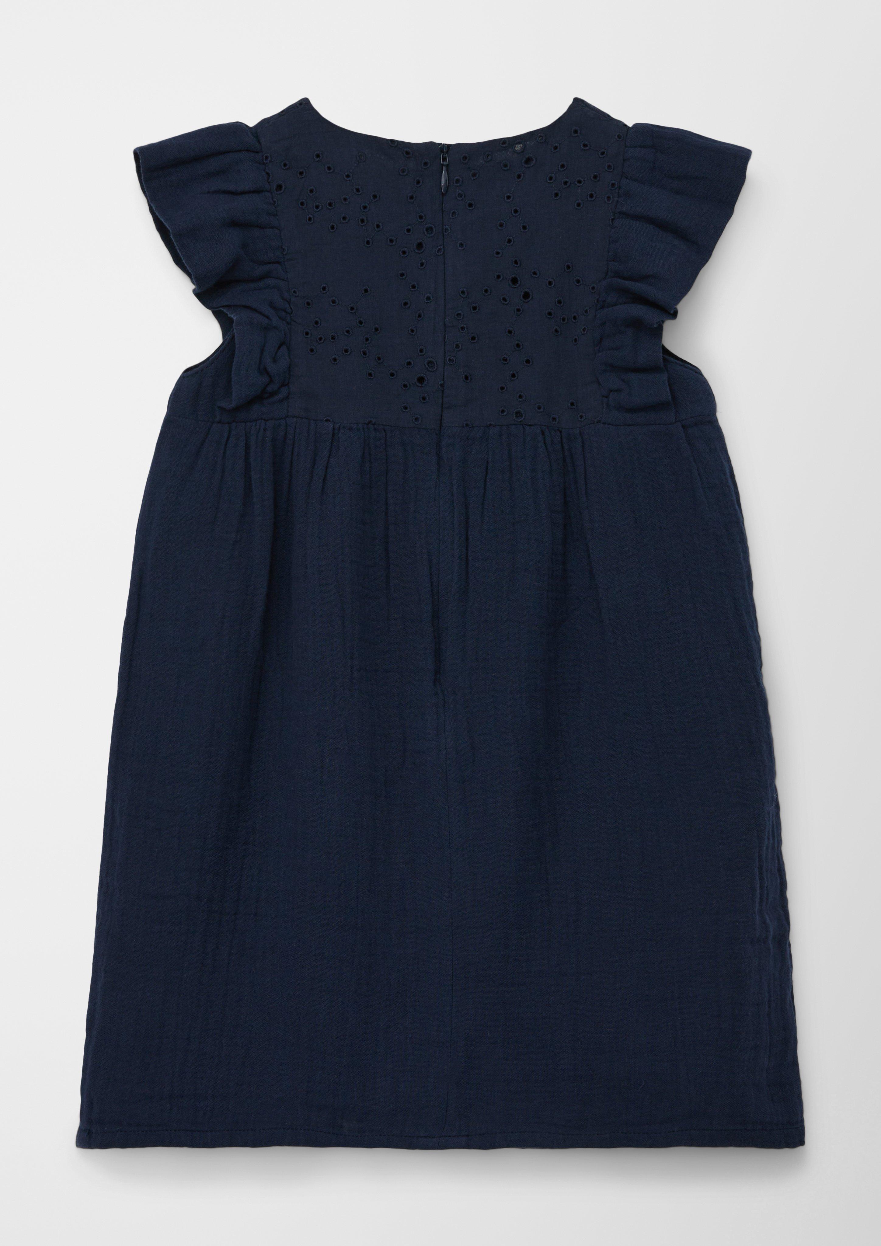 Musselin-Kleid mit Ajourmuster  2125292-5952
