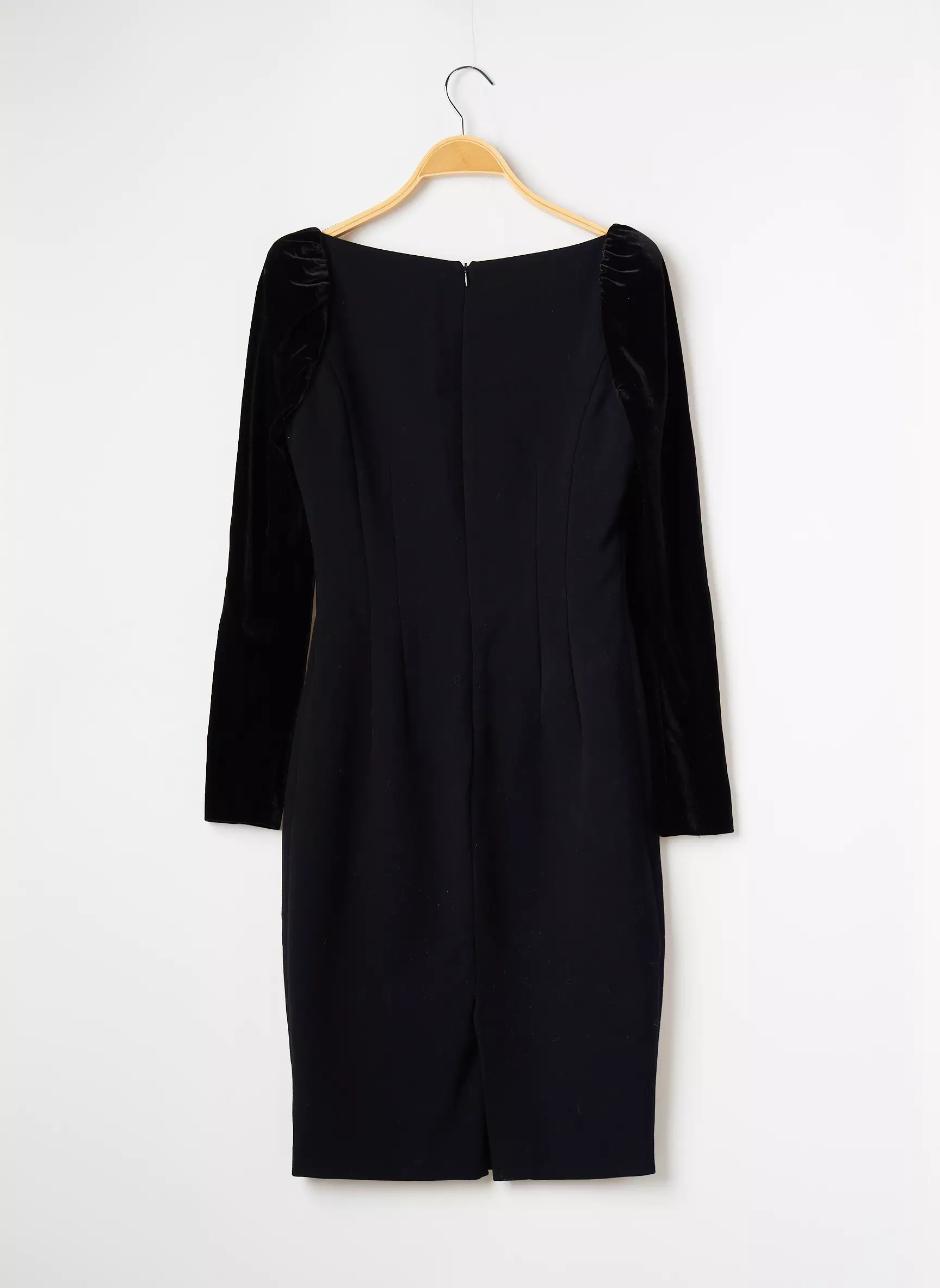 Zara Robes Mi Longues Femme couleur noir