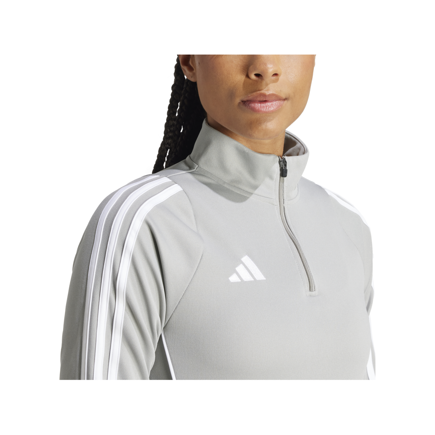 adidas Tiro 24 Trainingstop Damen Grau Weiss