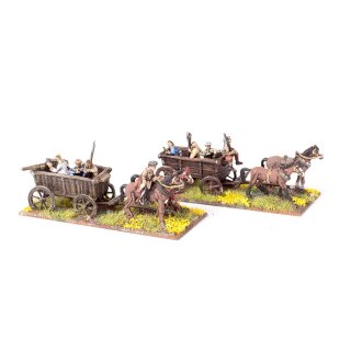 Zaphorozian Cossack Tabor – 2 wagons