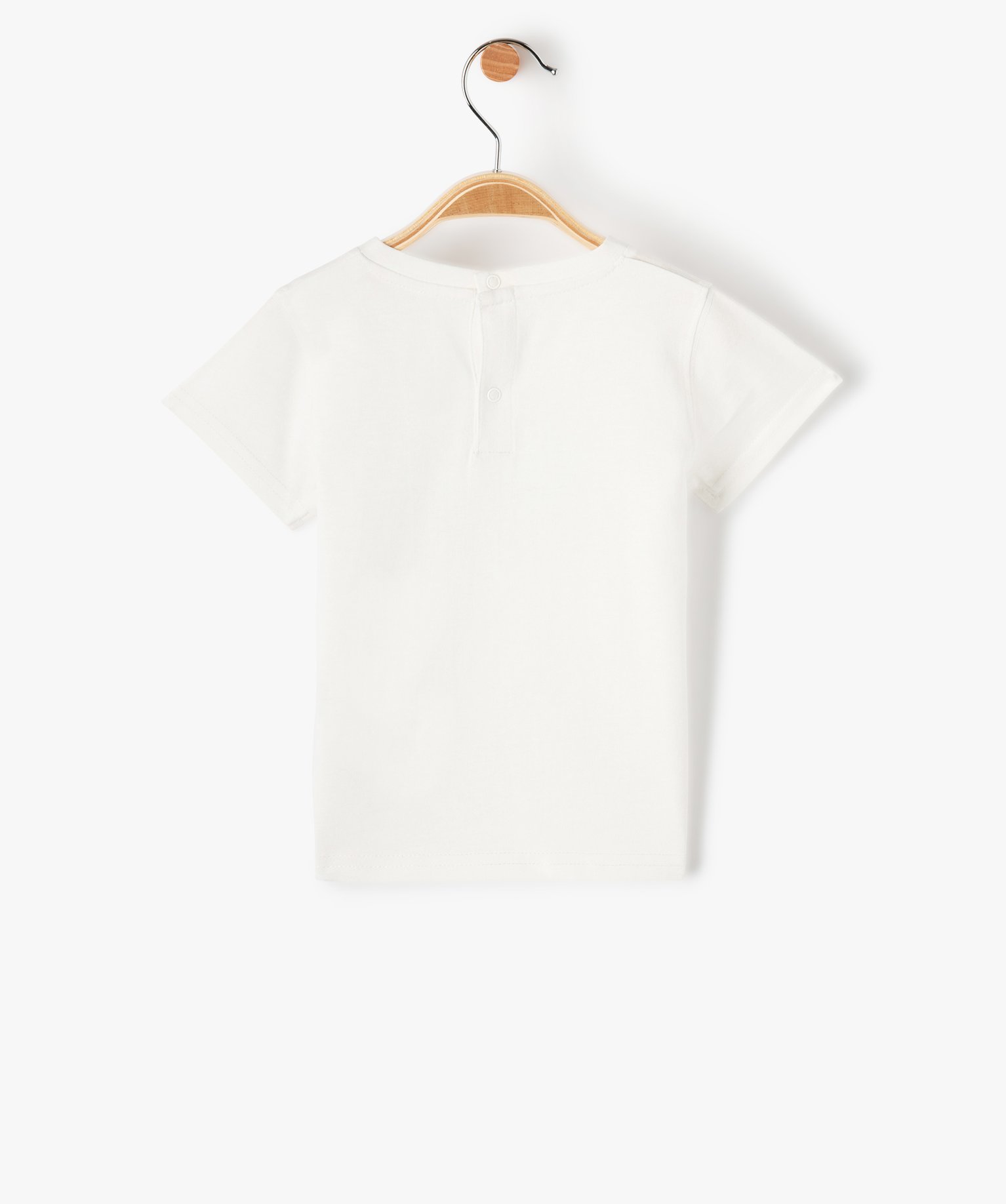 Tee-shirt bébé Garçon à manches courtes et message blanc | GEMO