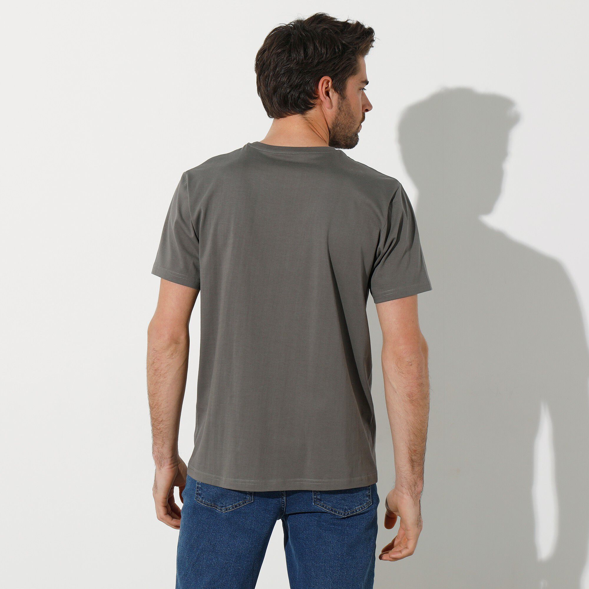 T-shirt col rond manches courtes