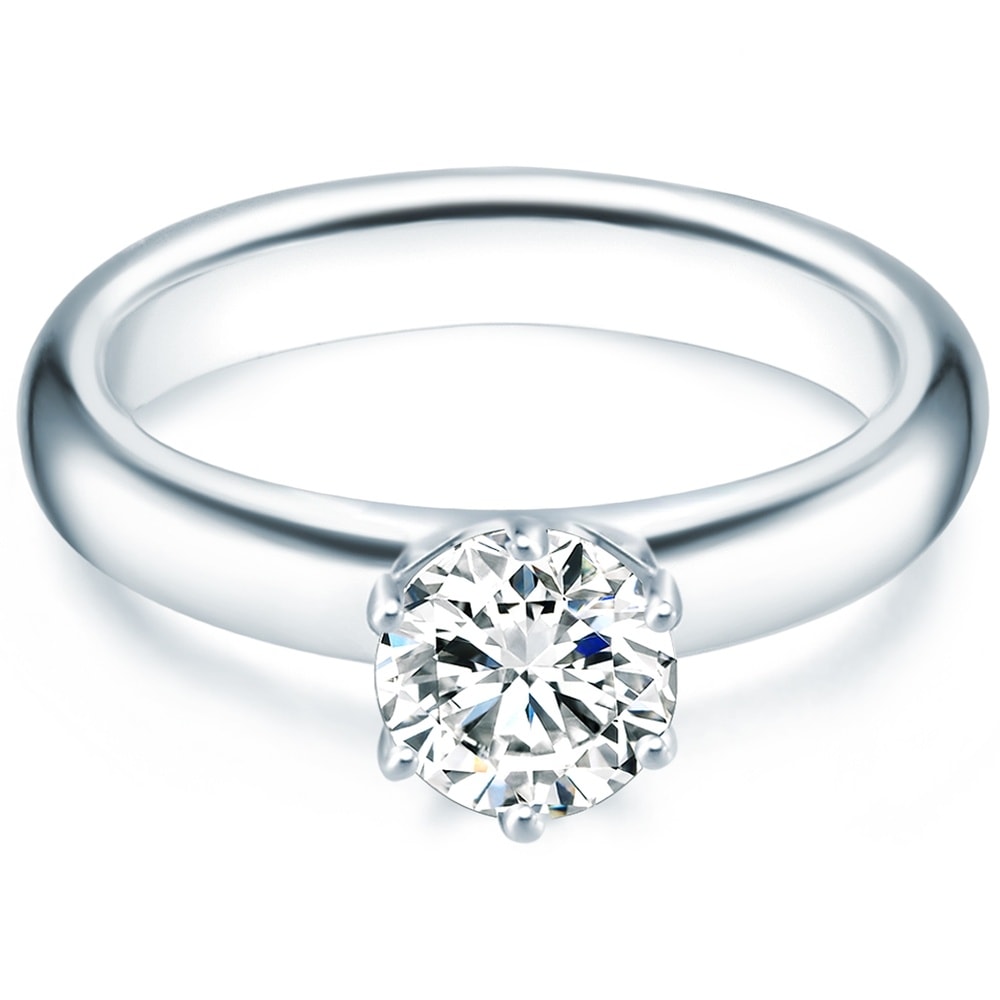 Trilani Bague en argent Argent sterling Oxyde de zirconium (CZ) en Argent Bague