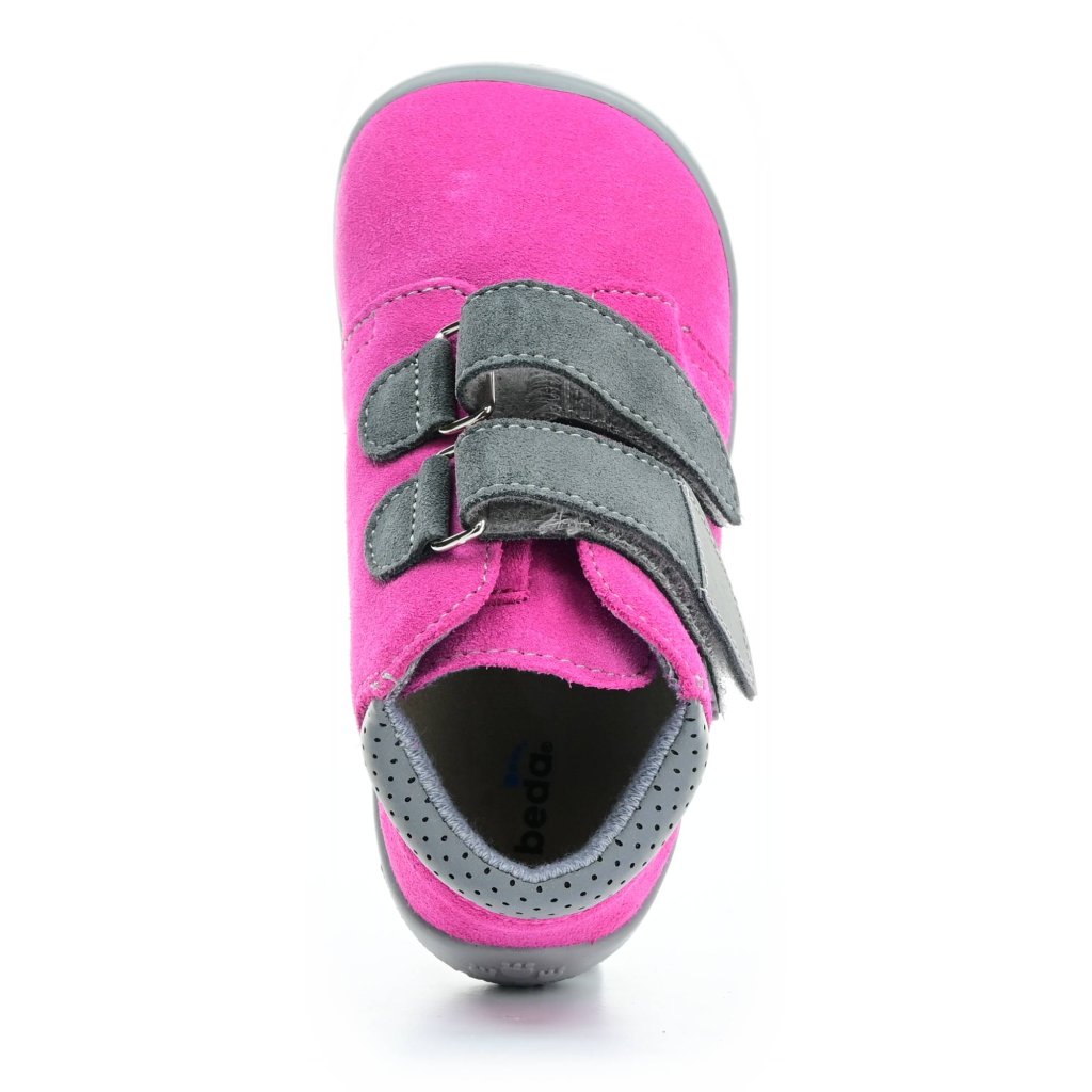 Beda Rebecca mit Membran 20 (BF 0001/W/M/FW) dunkelrosa Barfuß-Stiefeletten
