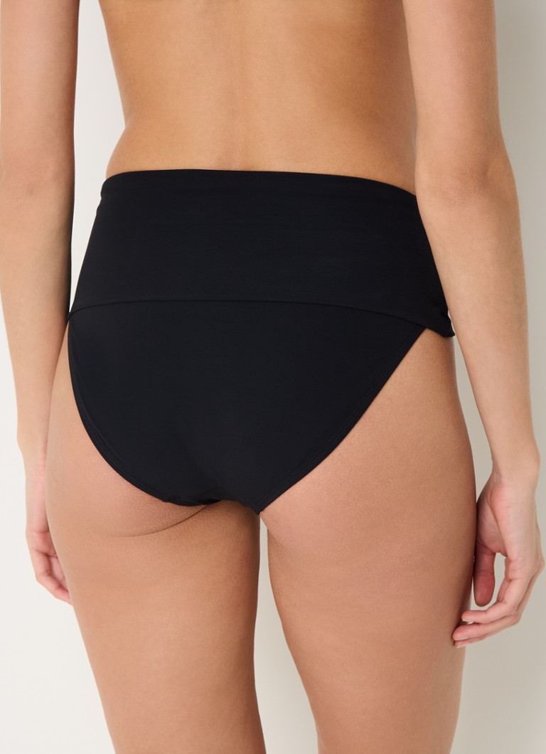 Slip de bikini Jetset cu talie înaltă și pliuri de la JETS Australia