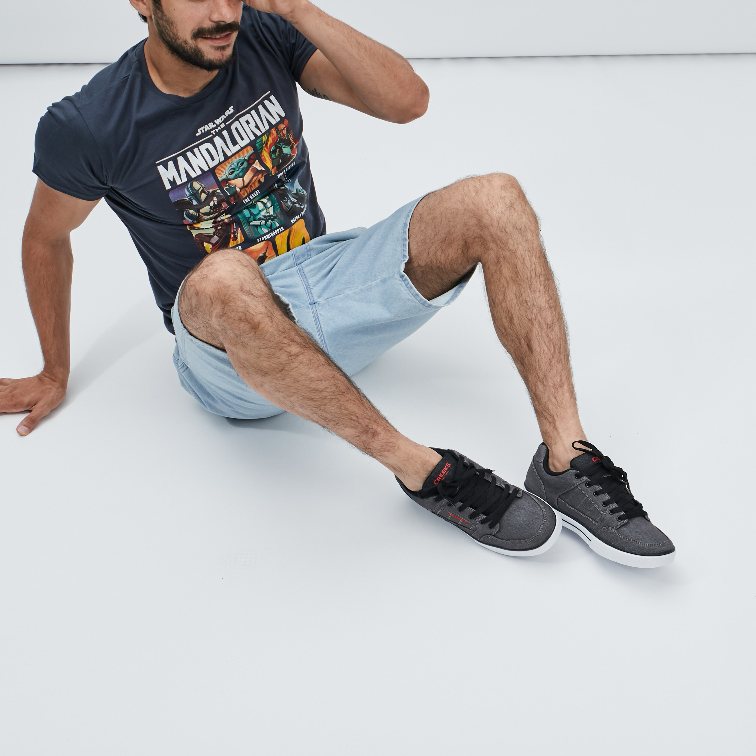 Tennis Creeks gris homme | La Halle