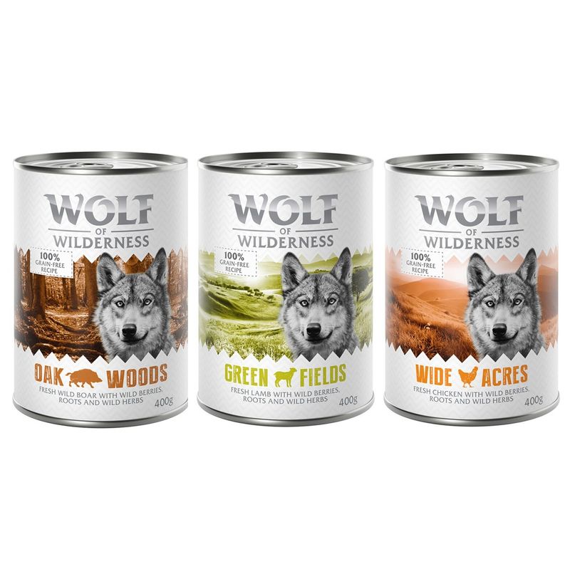 Probierpaket Wolf of Wilderness Nassfutter
